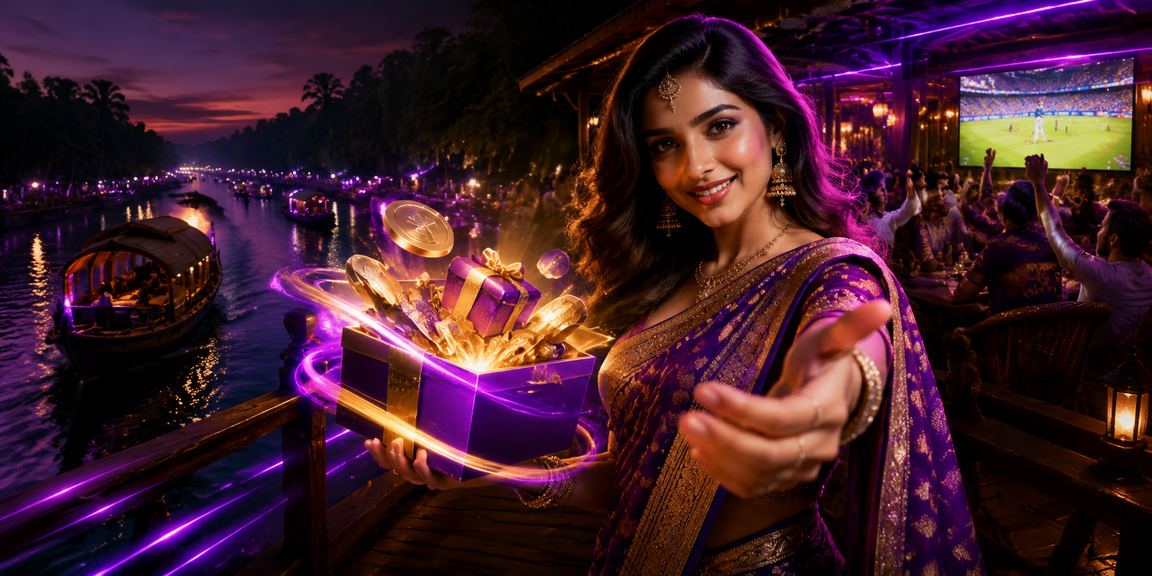 সুন্দরবনের পটভূমিতে নিয়ন আলোয় ক্রিকেট বেটিং